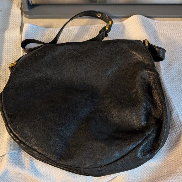 Marc by Marc Jacobs Black Leather Classic Q Natasha Crossbody Bag - Picture 3 of 5